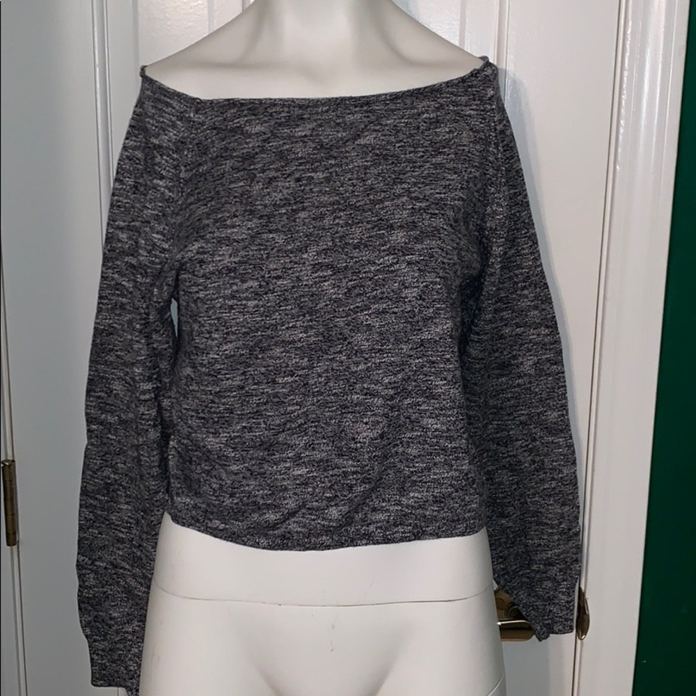 Off the shoulder crop sweater size Medium